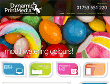 Tablet Screenshot of dynamicprintmedia.com